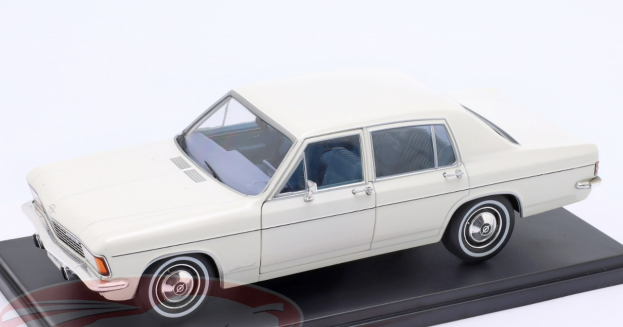 1/24 Hachette 1969 Opel Admiral B (White) Diecast Car Model