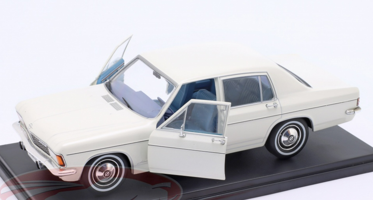 1/24 Hachette 1969 Opel Admiral B (White) Diecast Car Model