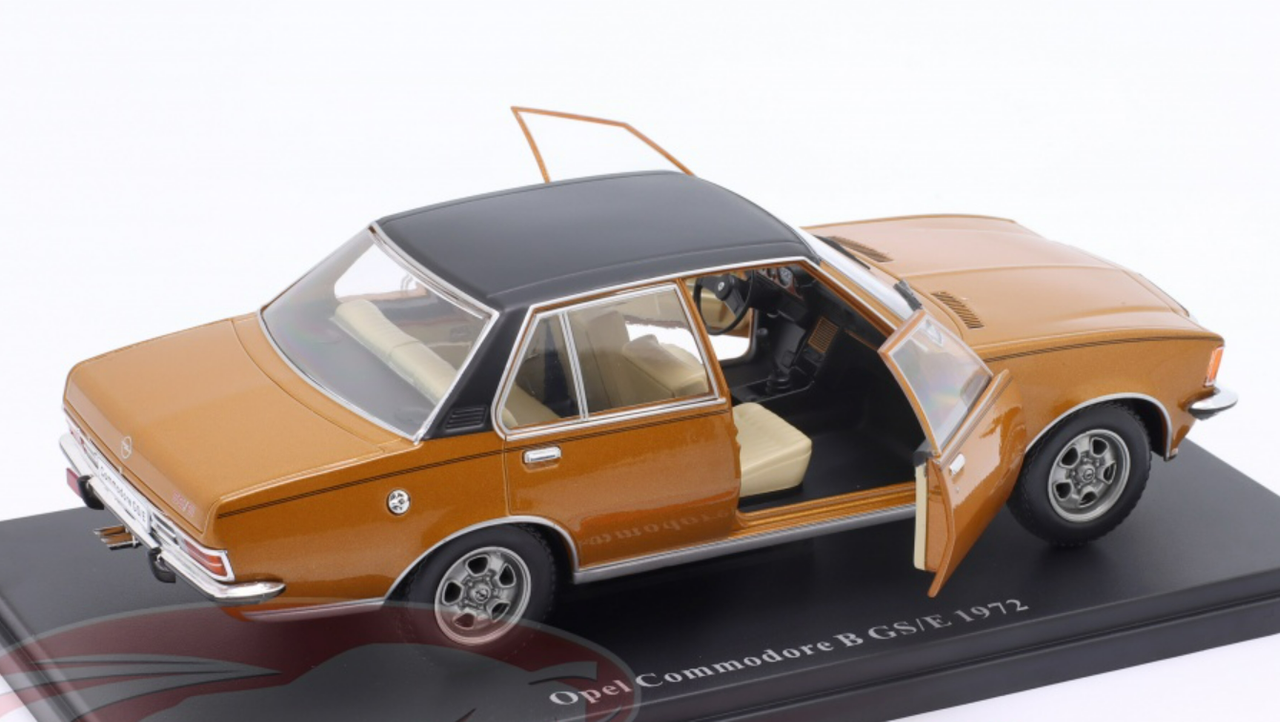 1/24 Hachette 1972 Opel Commodore B GS/E (Brown Metallic) Diecast Car Model