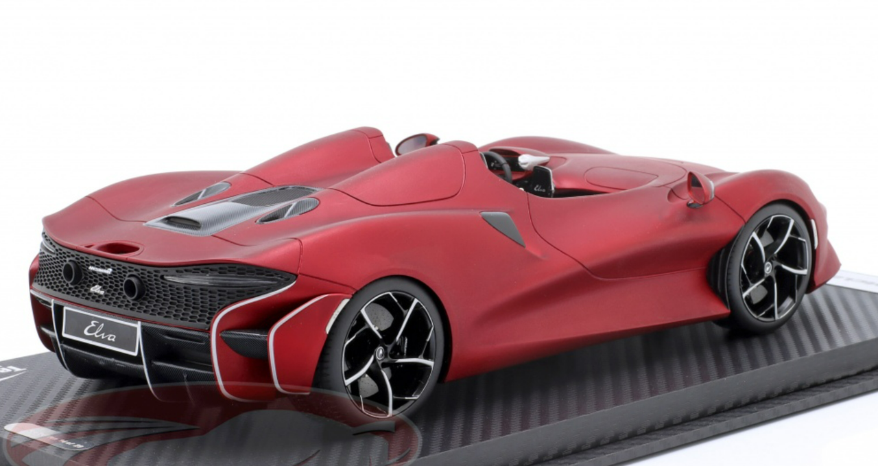 1/18 Tecnomodel 2020 McLaren Elva (Matte Volcano Red) Resin Car Model