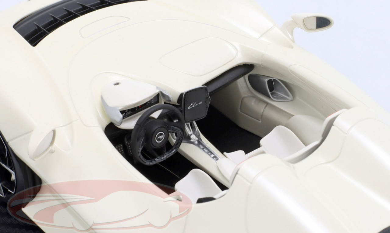 1/18 Tecnomodel 2020 McLaren Elva (Pearl White) Resin Car Model 