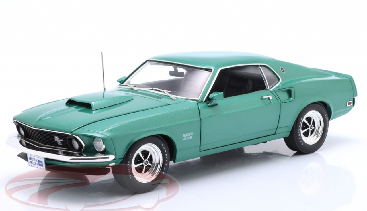 1/18 ACME 1969 Ford Mustang Boss 429 (Green Metallic) Diecast Car Model