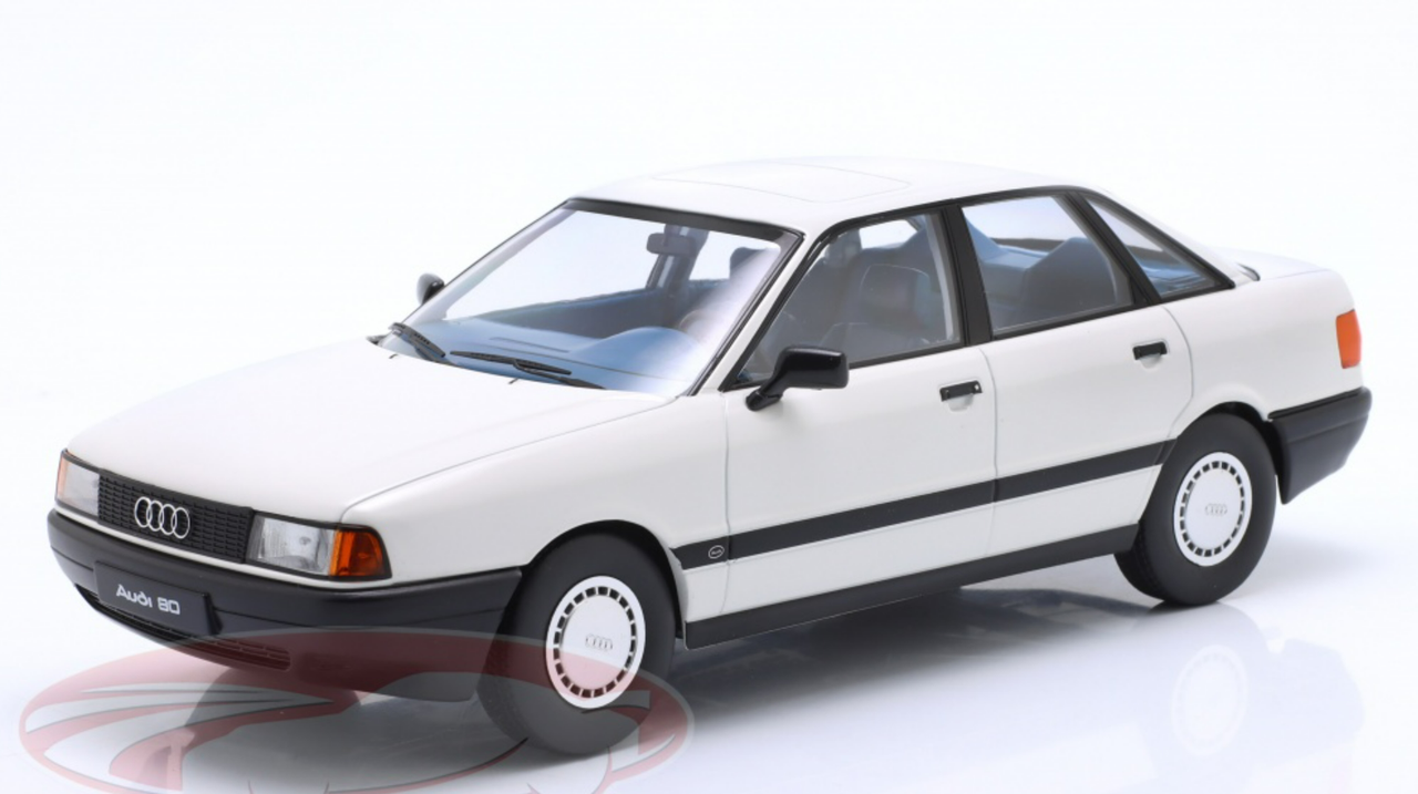 1/18 Triple9 1989 Audi 80 (B3) (White) Car Model