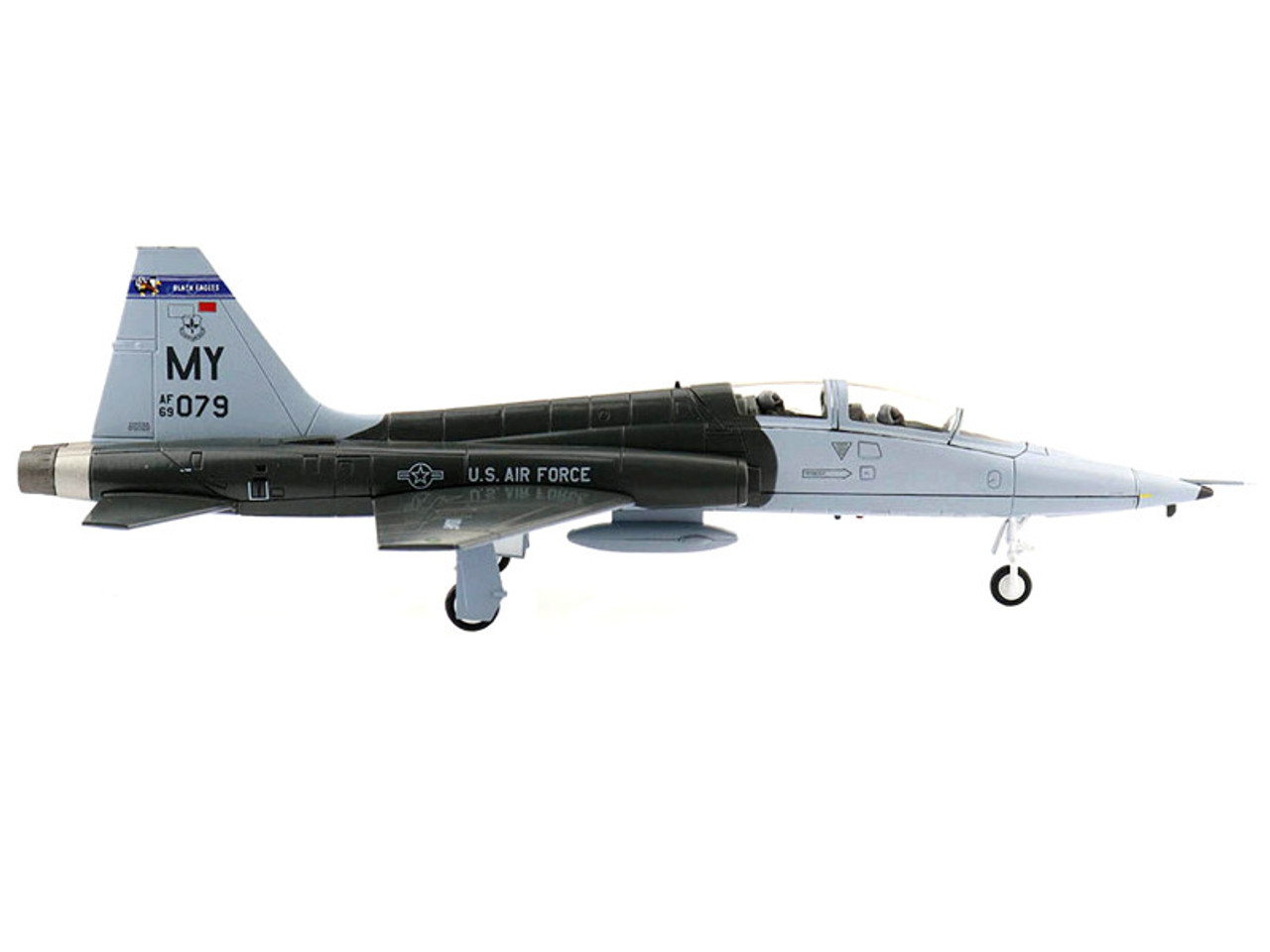 Northrop T-38C Talon Aircraft "49th FTS 'Black Knights' Moody AFB Georgia" (2006) "Air Power Series" 1/72 Diecast Model by Hobby Master