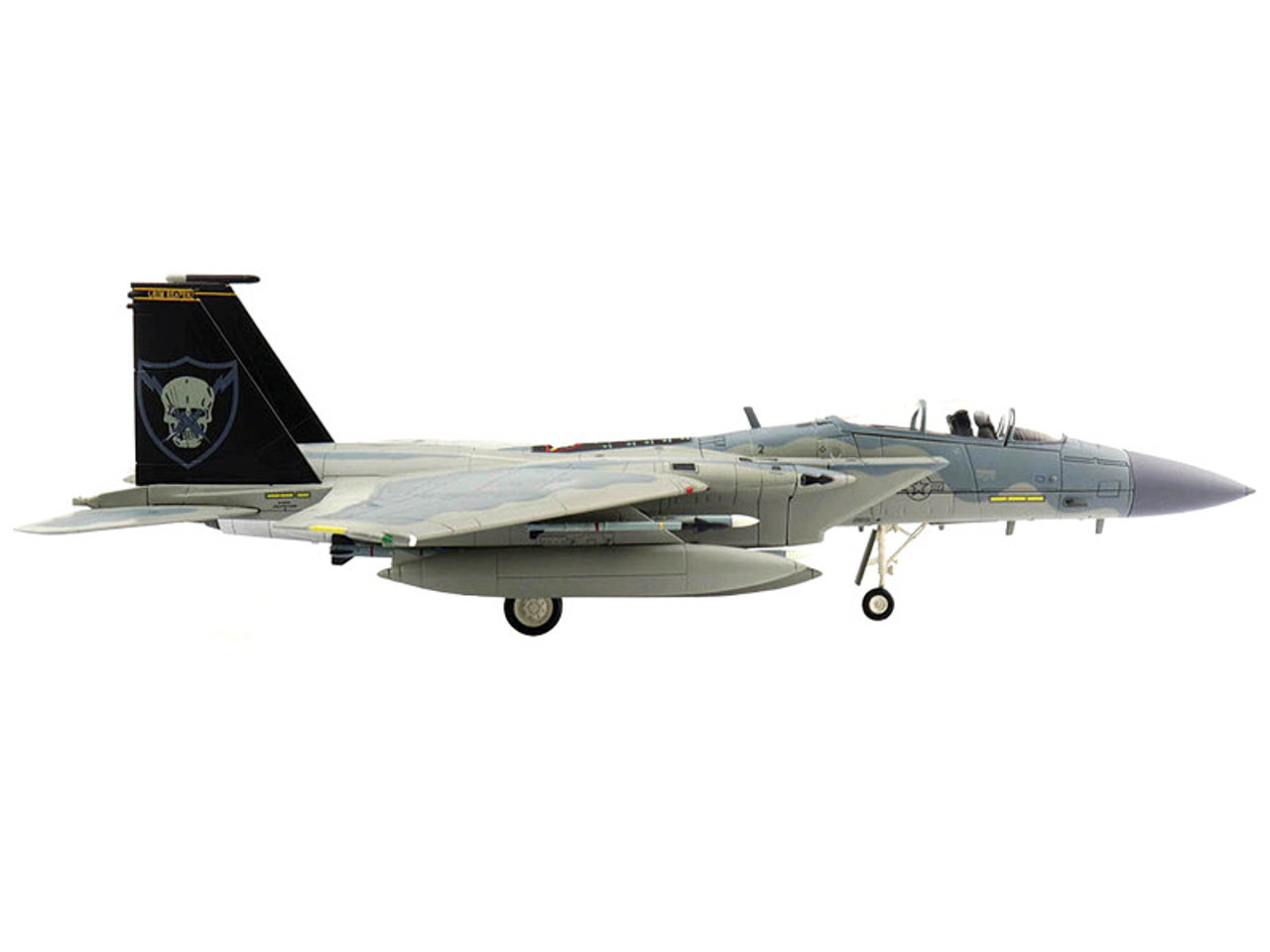 McDonnell Douglas F-15C Eagle Fighter Aircraft "Grim Reapers 1977-2022" "493rd Fighting Squadron RAF Lakenheath England" (March 2022) "Air Power Series" 1/72 Diecast Model by Hobby Master