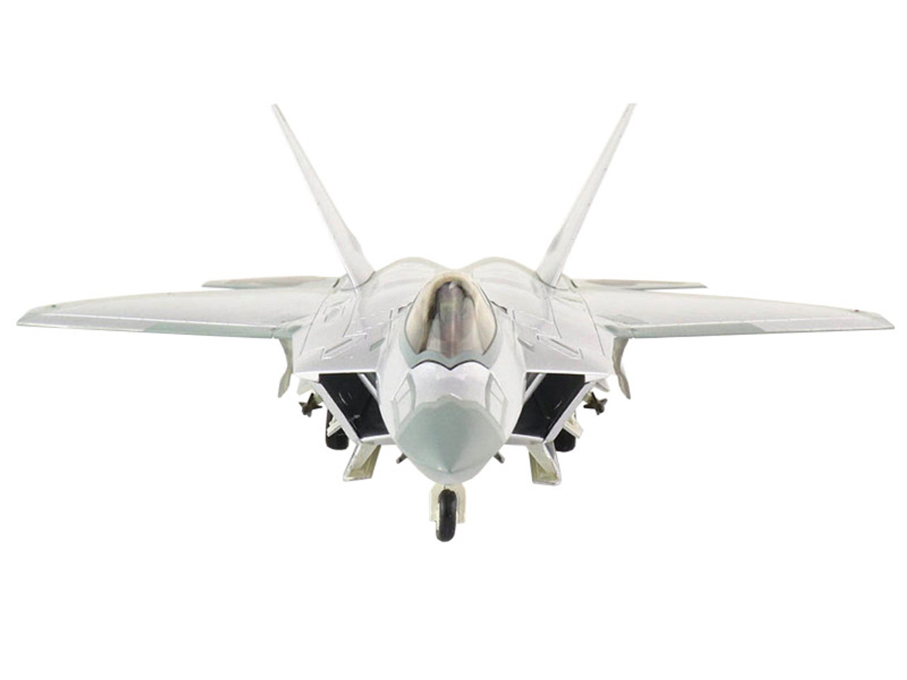 Lockheed Martin F-22A Raptor Fighter Aircraft "Mirror Coating" "422nd TES" (November 2021) "Air Power Series" 1/72 Diecast Model by Hobby Master