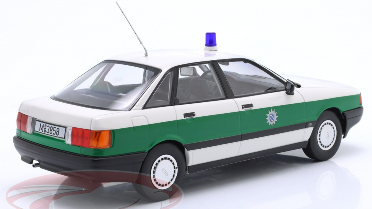 1/18 Triple9 1989 Audi 80 (B3) Police Car Model