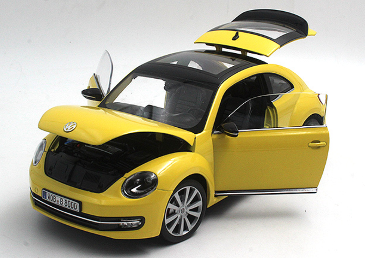 1/18 Welly FX Volkswagen VW Beetle (Yellow) Diecast Car Model