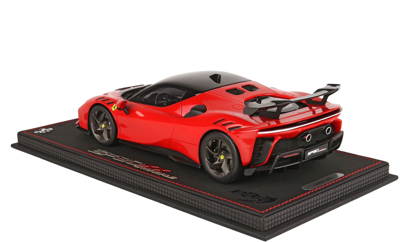 1/18 BBR Ferrari SF90 XX Stradale (Rosso Corsa 322 Red & Black) Resin Car  Model