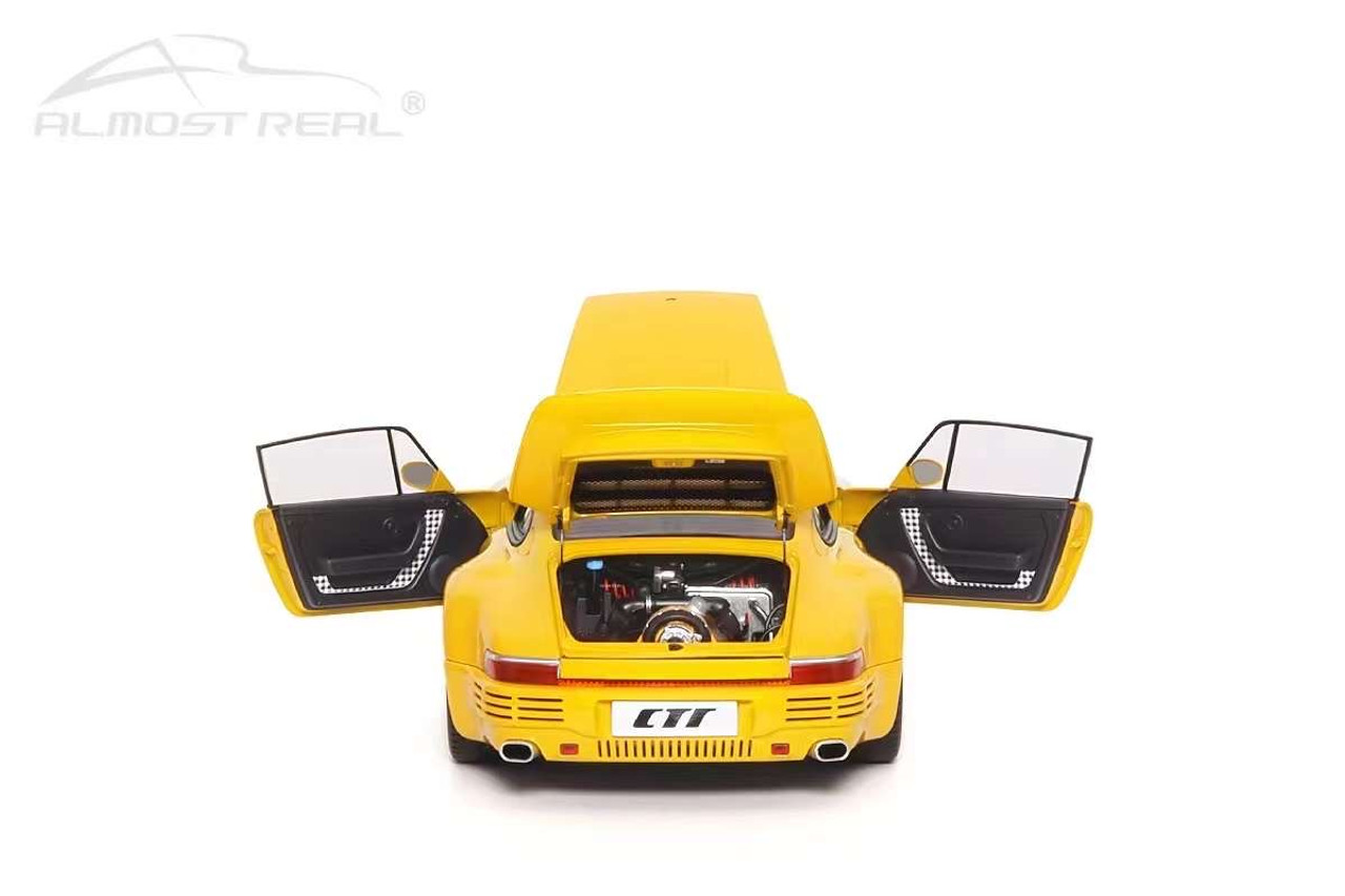 1/18 Almost Real 2017 Porsche RUF CTR (Yellow) Car Model