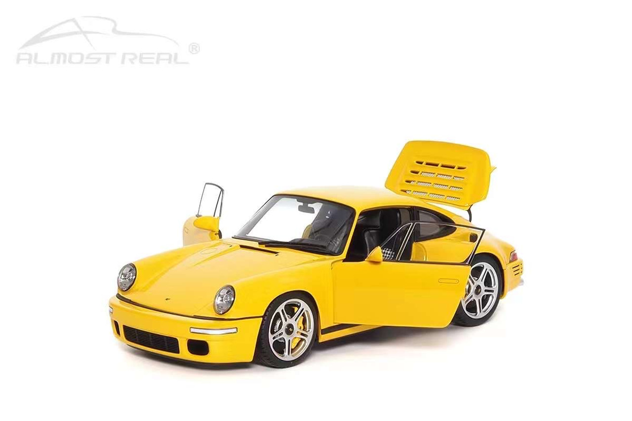 1/18 Almost Real 2017 Porsche RUF CTR (Yellow) Car Model