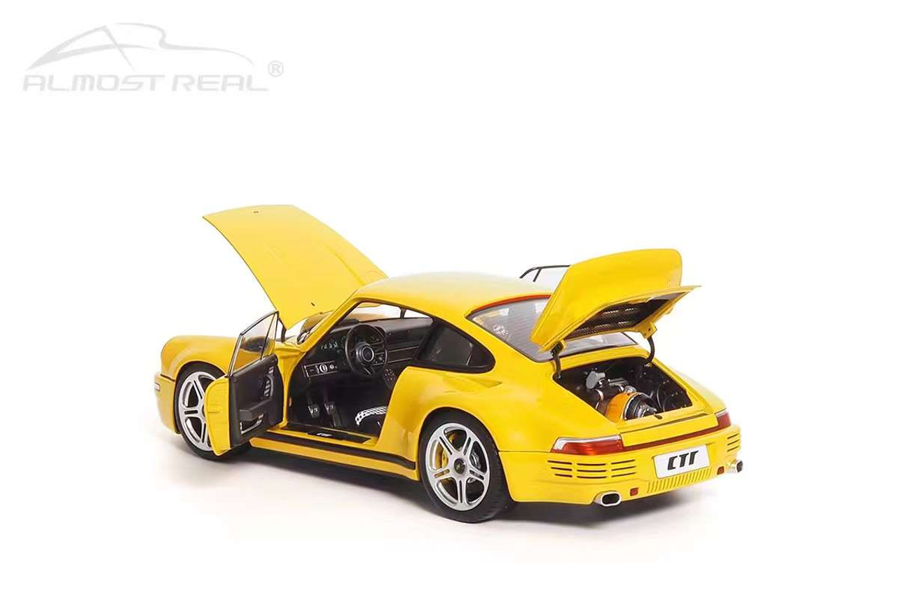 1/18 Almost Real 2017 Porsche RUF CTR (Yellow) Car Model