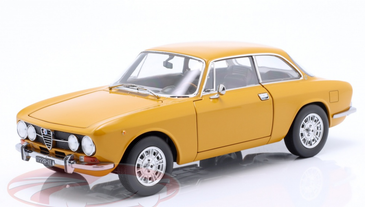 1/18 Norev 1970 Alfa Romeo 1750 GTV (Ocher Yellow) Diecast Car Model ...