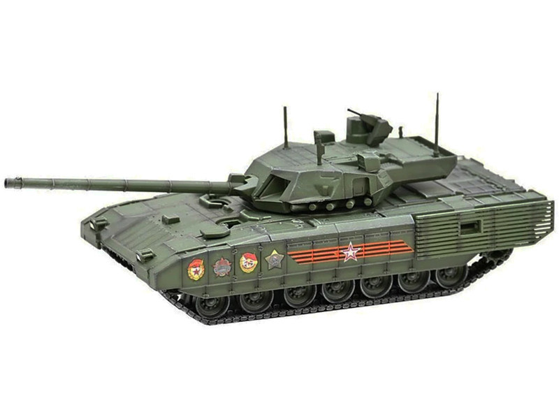 Russian T14 Armata MBT (Main Battle Tank) Green Camouflage 