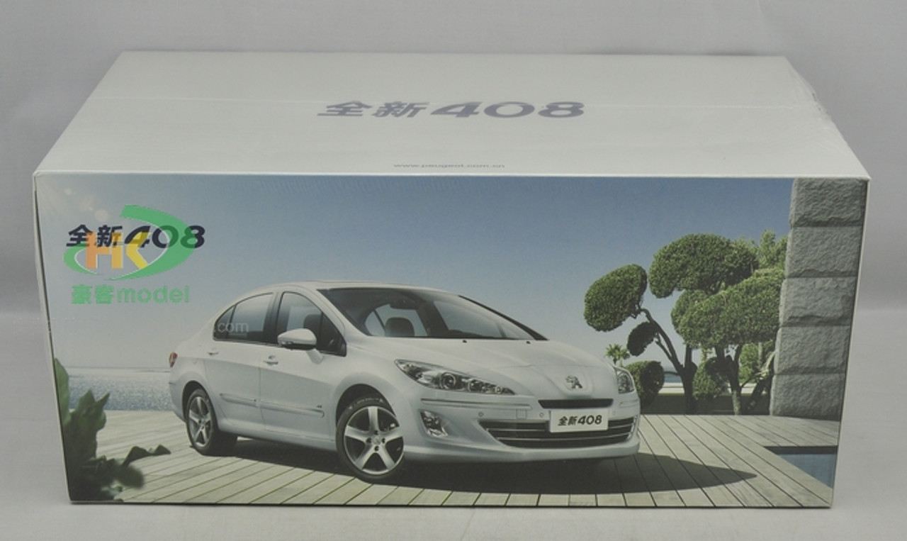 1/18 Dealer Edition Peugeot 408 (White) 1st Generation (2010-2022) Diecast Car Model 1/18 Dealer Edition Peugeot 408 (White) 1st Generation (2010-2022) Diecast Car Model