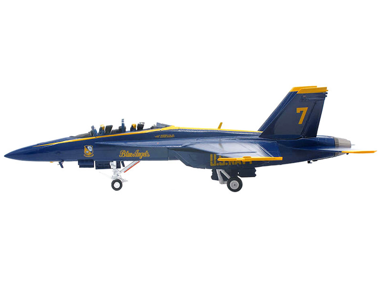 McDonnell Douglas F/A-18F Super Hornet Aircraft "US Navy Blue Angels #7" (2021) 1/72 Diecast Model by JC Wings