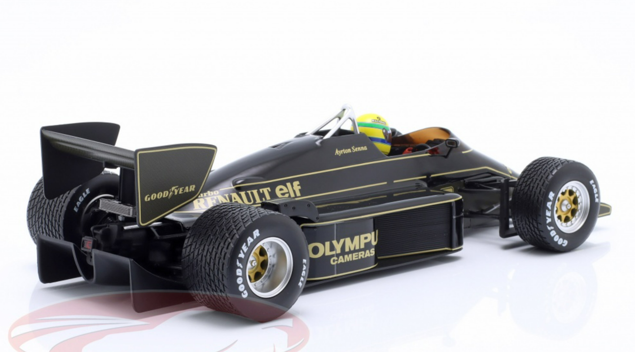 1/18 Minichamps 1985 Formula 1 Ayrton Senna Lotus 97T #12 Winner Portugal GP Car Model