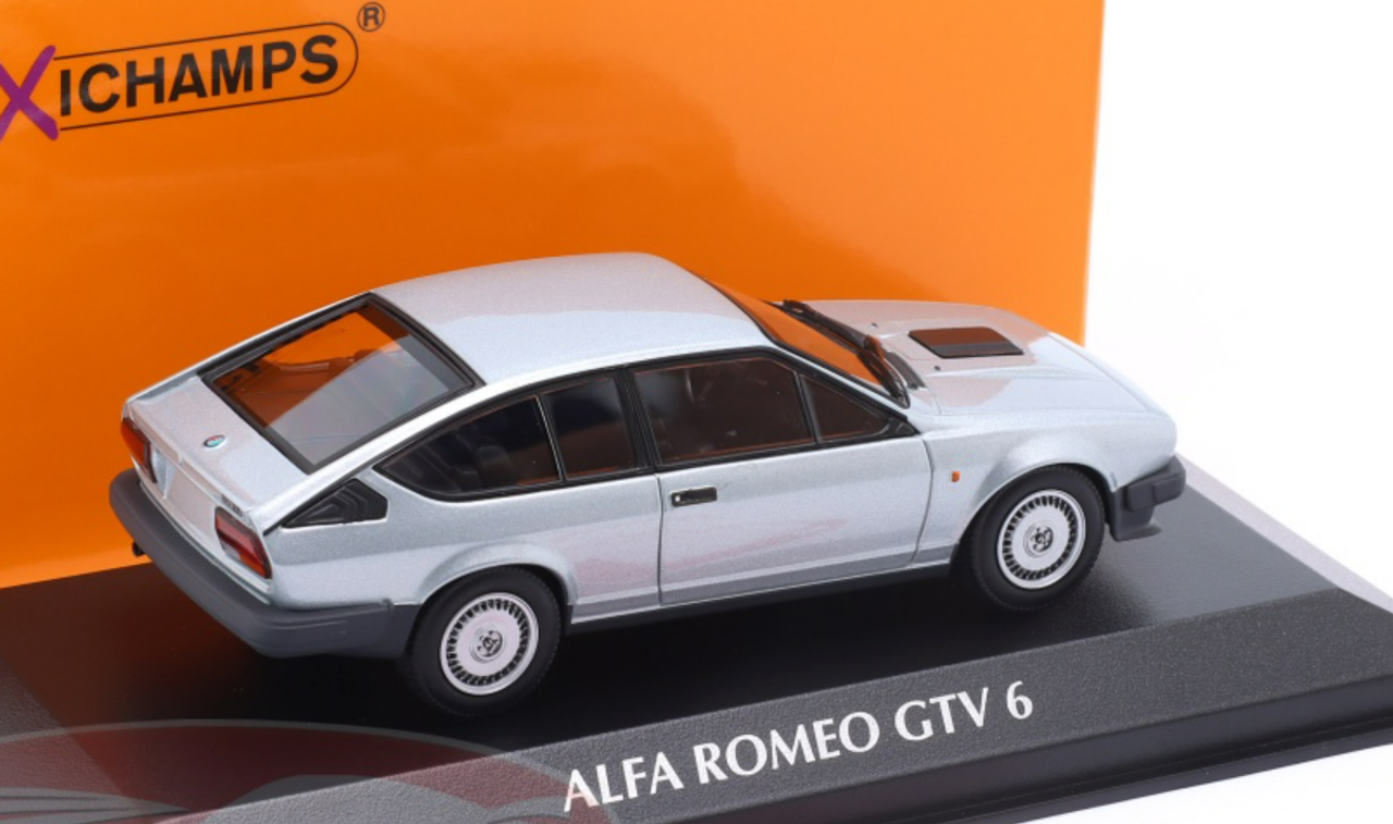 1/43 Minichamps 1983 Alfa Romeo GTV 6 (Silver Metallic) Car Model