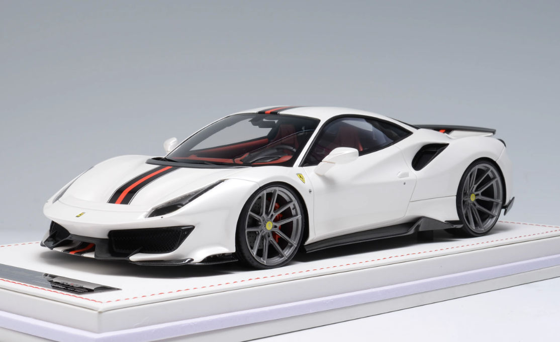 ◇ 1/18 ブラーゴ【フェラーリ 488 GTB】ホワイト ◇ Ferrari 488