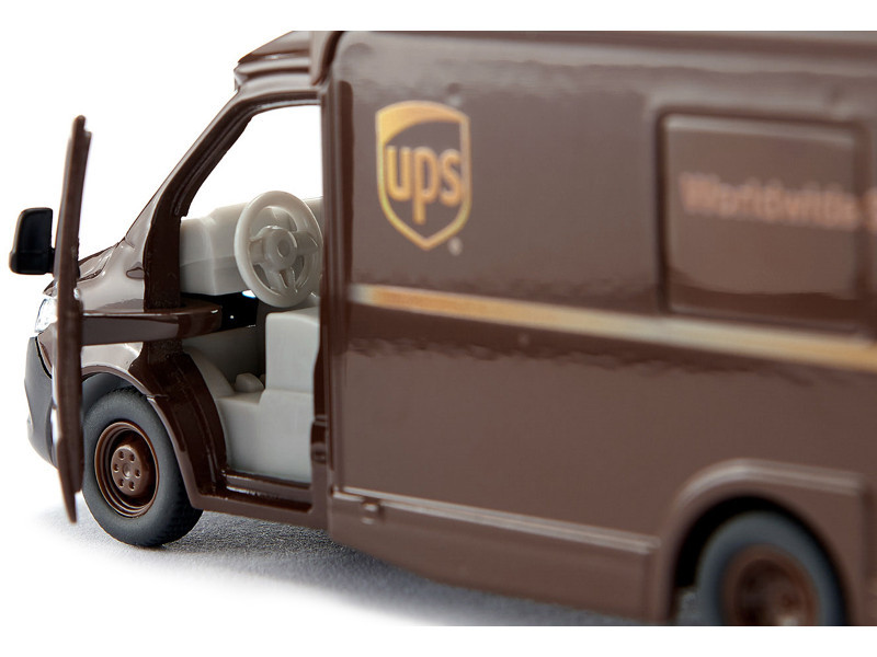 SIKU 1940 1:50 Mercedes Sprinter With Elevated Platform – Diecast Model, Orange