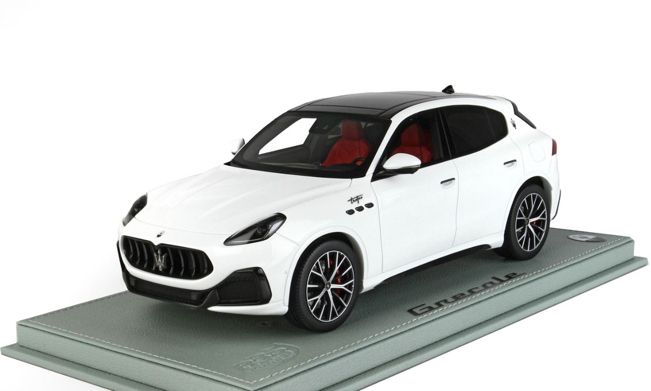 1/18 BBR Maserati Grecale (White Trophy) Resin Car Model Limited 28 Pieces