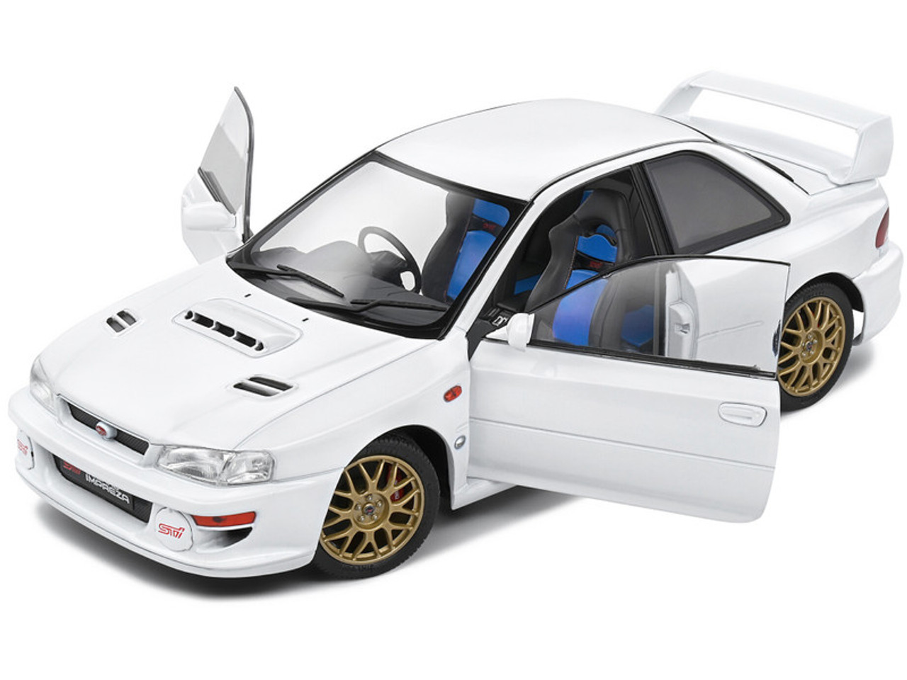 1/18 Solido 1998 Subaru Impreza 22B RHD (White) Diecast Car Model