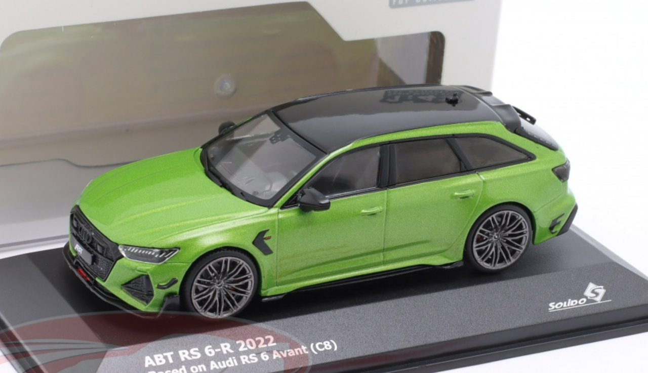 1/43 Solido 2020 Audi RS 6-R Abt (Java Green) Diecast Car Model
