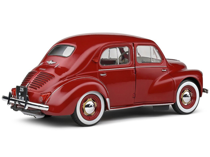 1/18 Solido 1956 Renault 4CV (Dark Red) Diecast Car Model