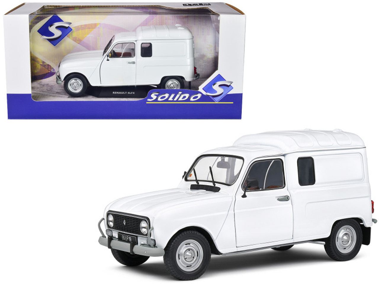 1/18 Solido 1974 Renault 4LF4 (White) Diecast Car Model