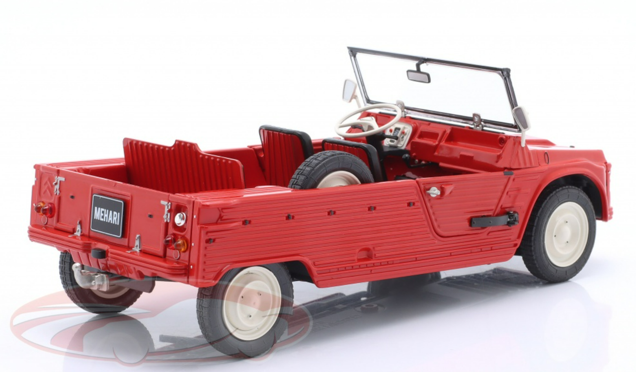 1/18 Solido 1970 Citroen Mehari MK1 (Red) Diecast Car Model