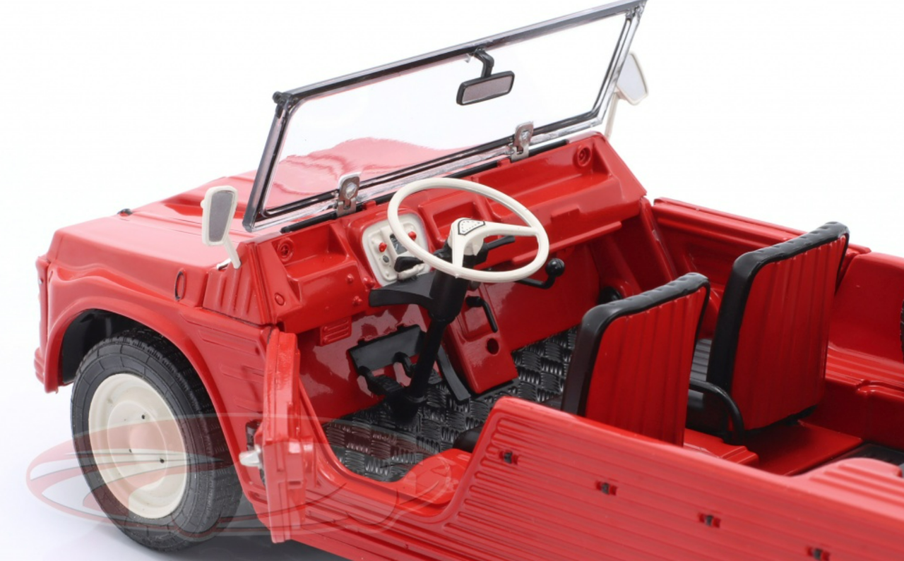 1/18 Solido 1970 Citroen Mehari MK1 (Red) Diecast Car Model