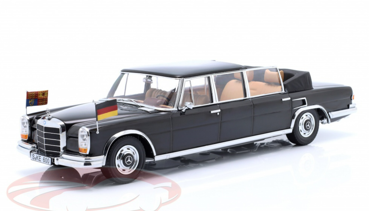 Voiture Miniature 1/87 – Mercedes Benz 600 W100, Modèle Diecast, Neuve