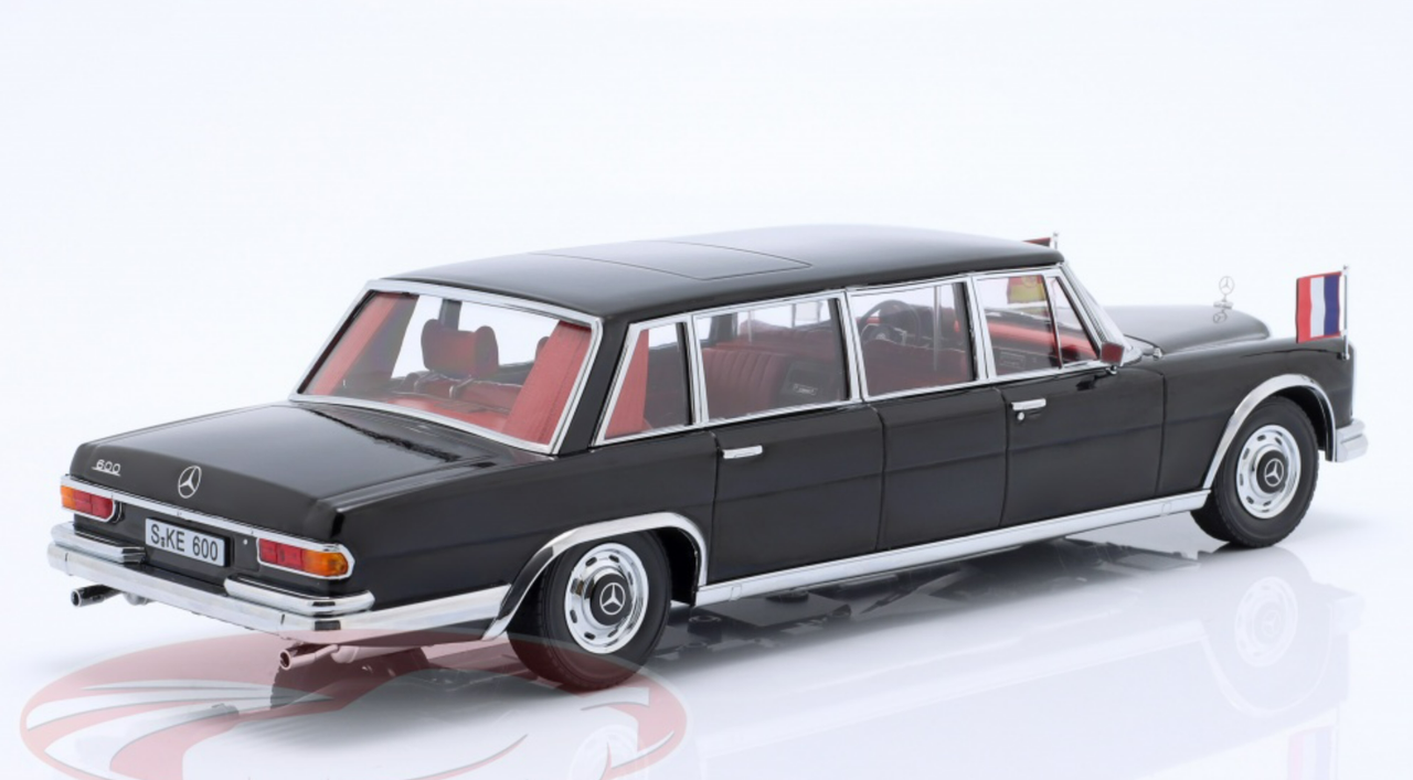 1/18 KK-Scale Mercedes-Benz 600 (W100) Pullmann W. Brandt, G. Pompidou Car Model