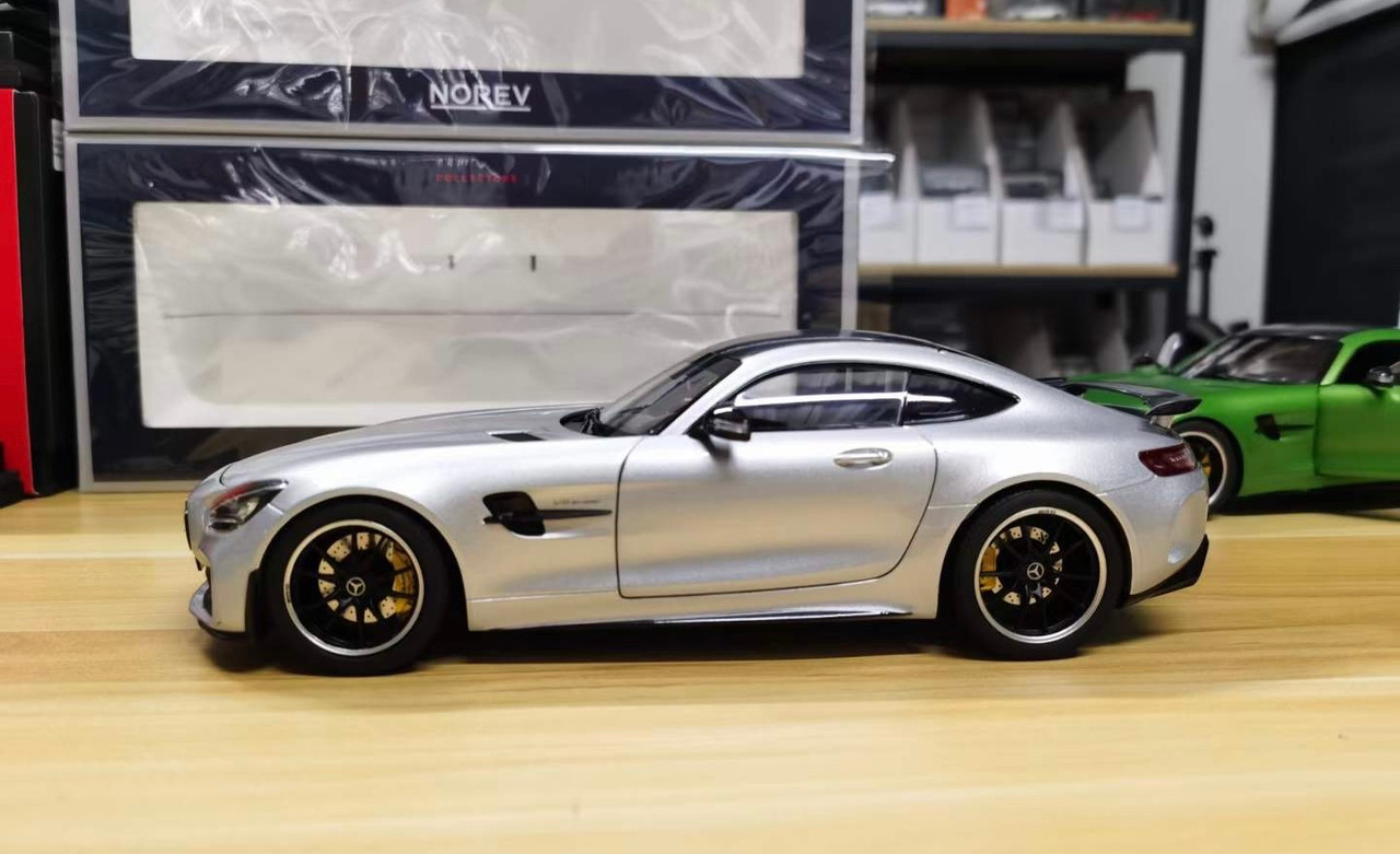 1/18 Norev Mercedes-Benz AMG GTR (Silver) Diecast Car Model