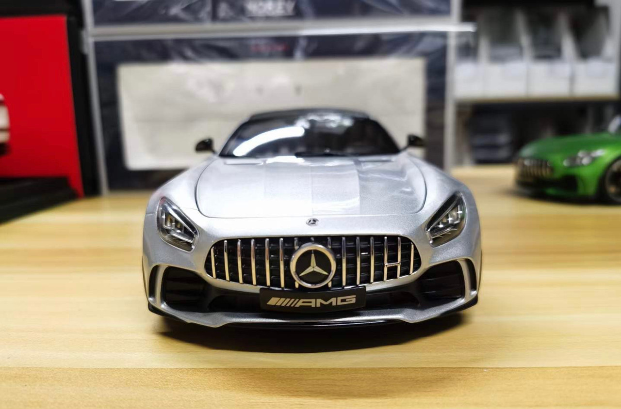 1/18 Norev Mercedes-Benz AMG GTR (Silver) Diecast Car Model