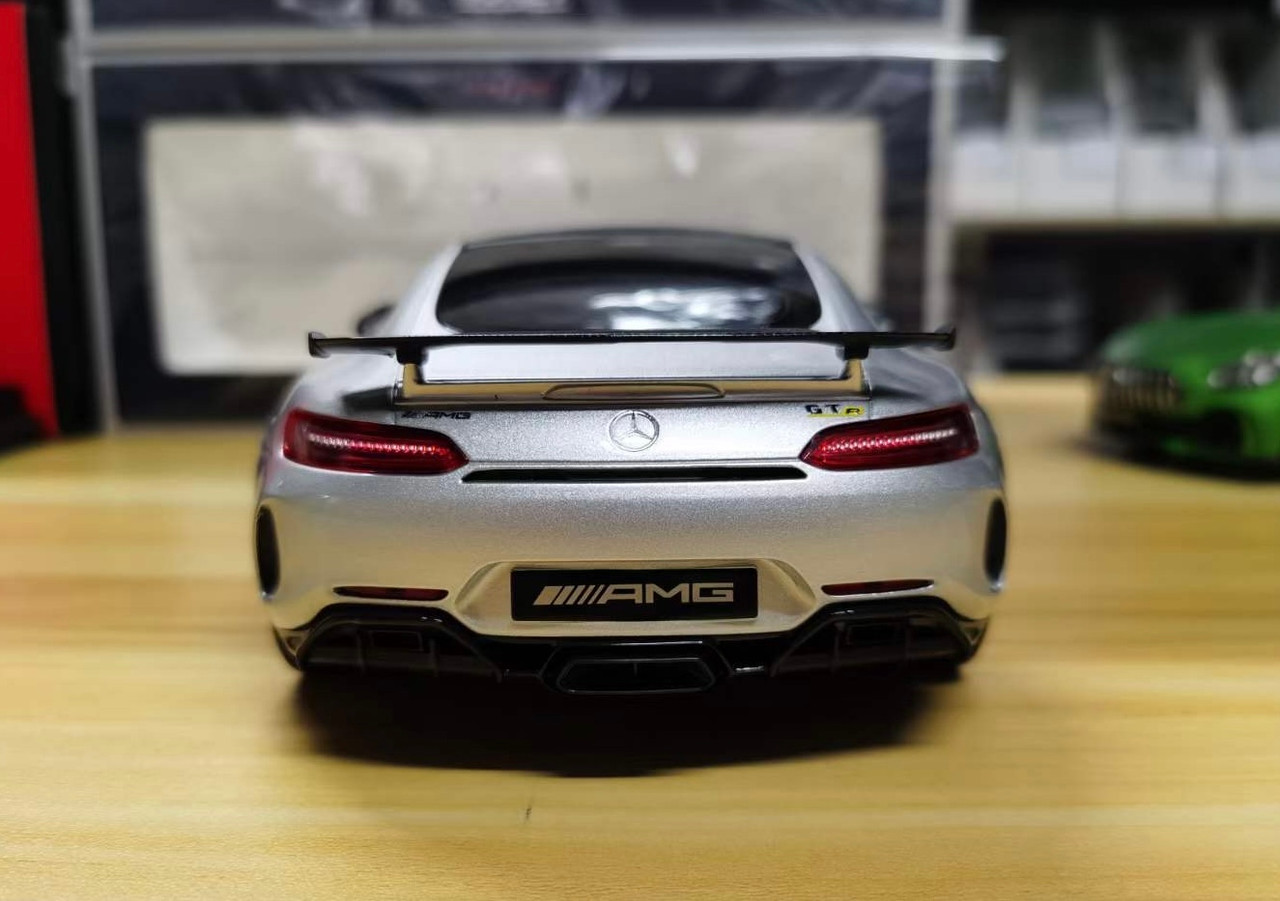 1/18 Norev Mercedes-Benz AMG GTR (Silver) Diecast Car Model 