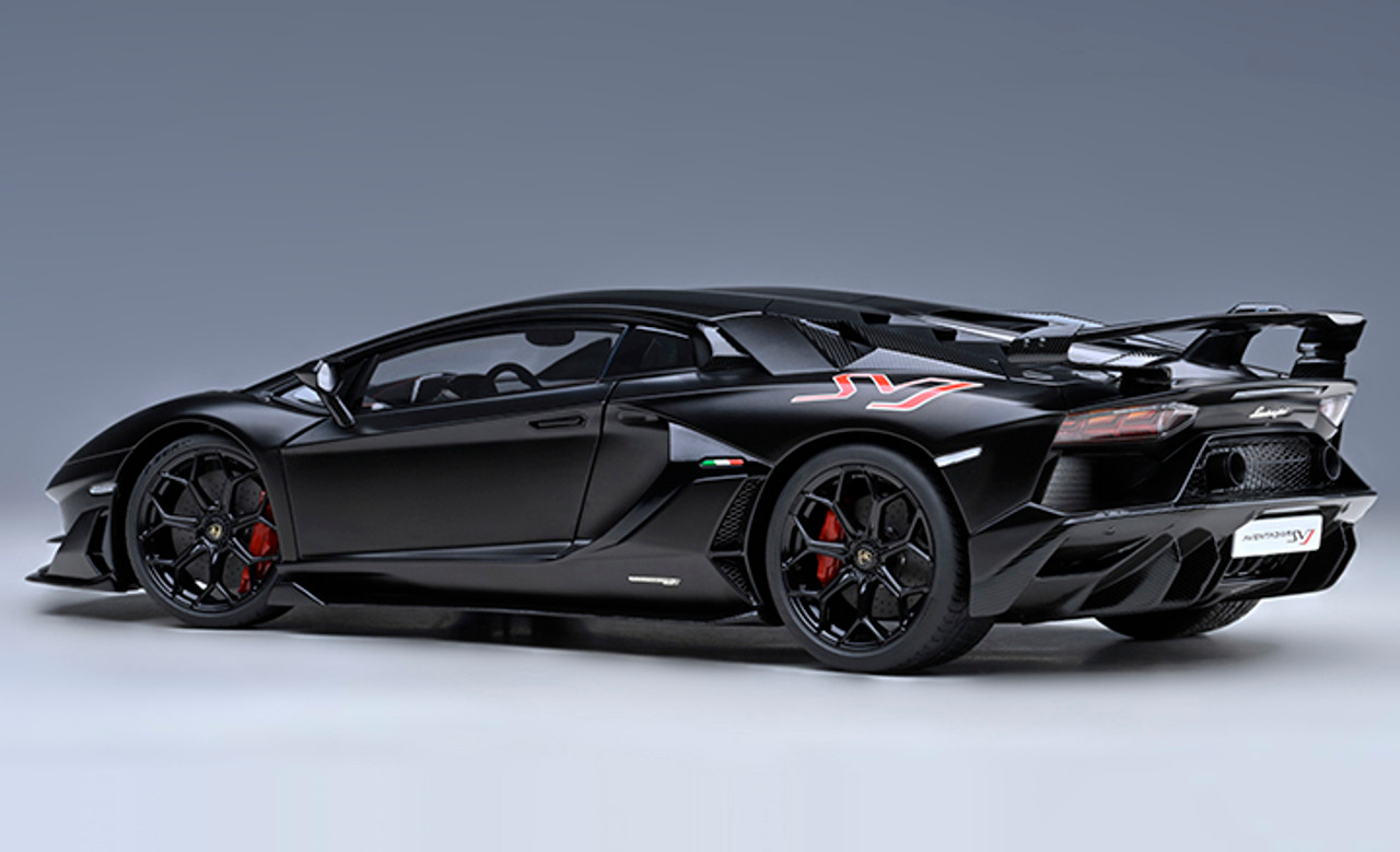 lamborghini aventador black and black