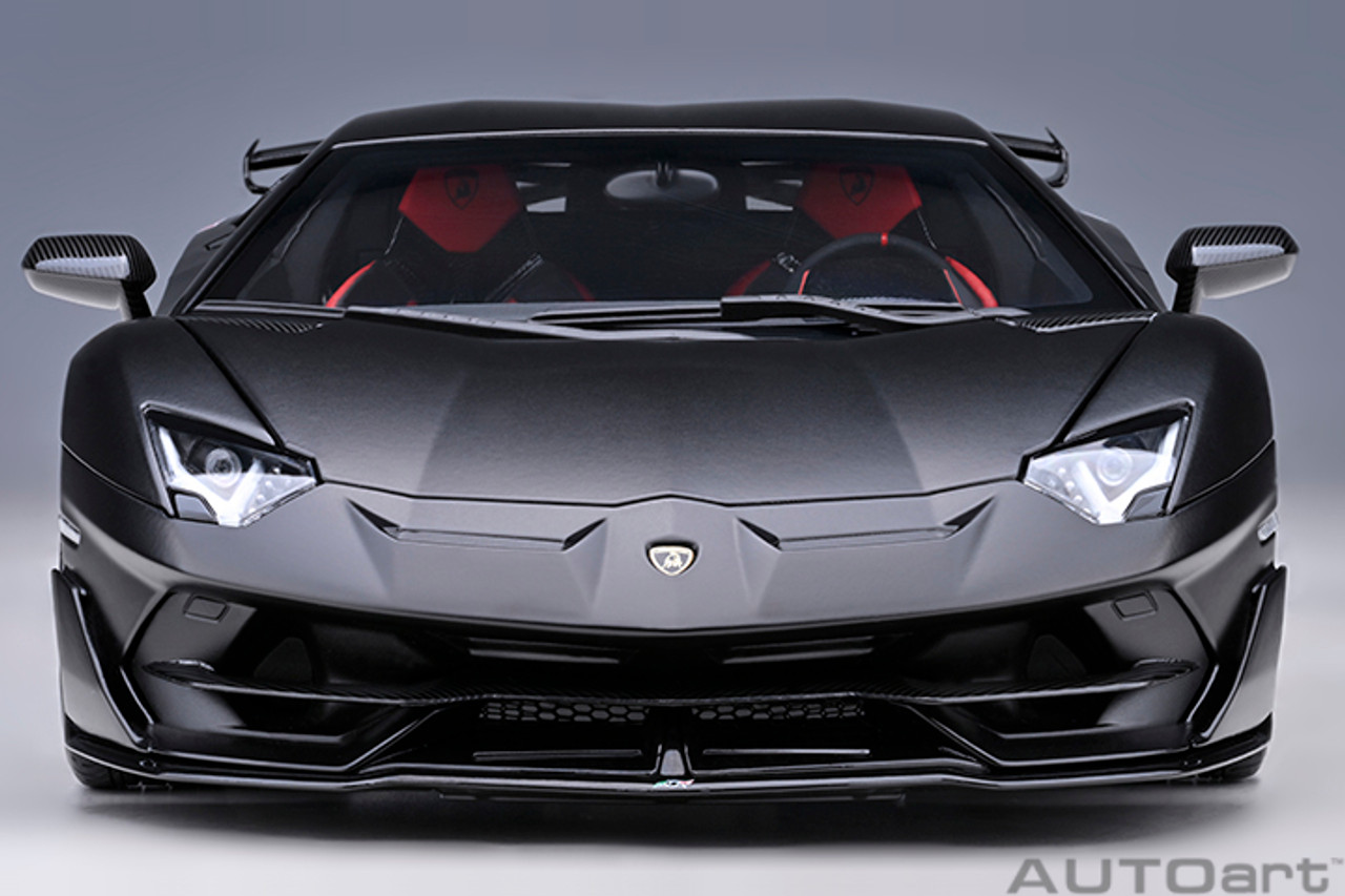1/18 AUTOart Lamborghini Aventador SVJ (Nero Nemesis Matte