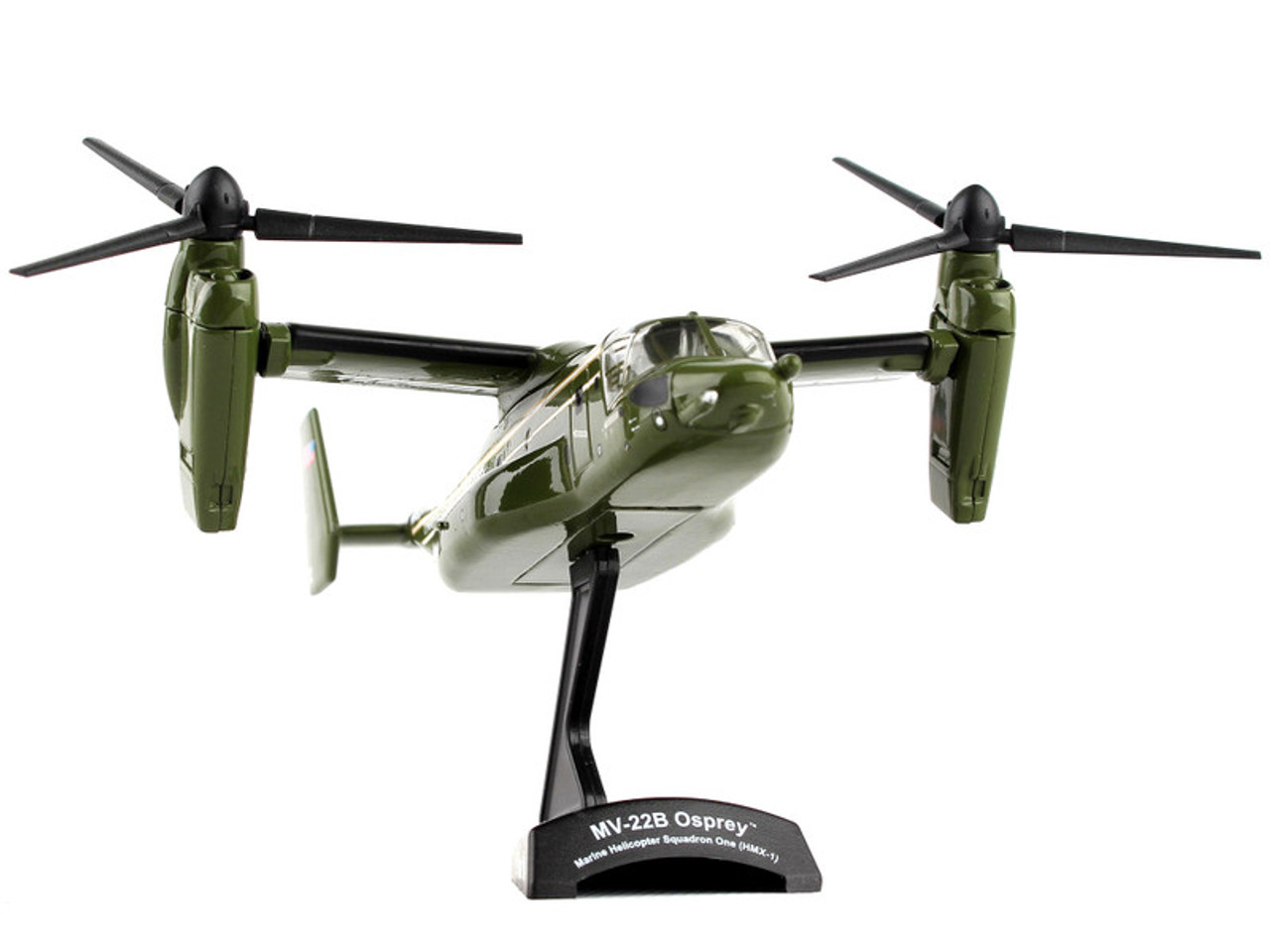 Bell Boeing MV-22B Osprey Marine Helicopter "Squadron One (HMX-1)" United States Marine Corps 1/150 Diecast Model by Postage Stamp