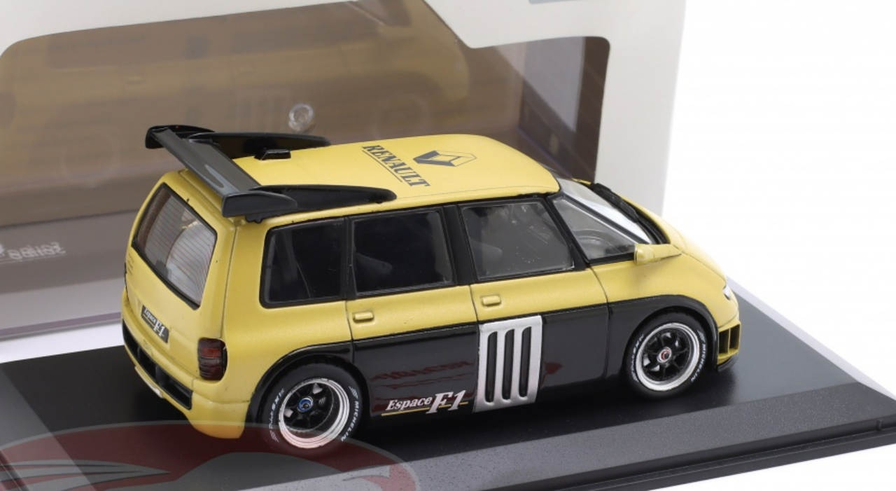 1/43 Solido 1994 Renault Espace F1 V10 - 810HP (Yellow) Diecast Car Model