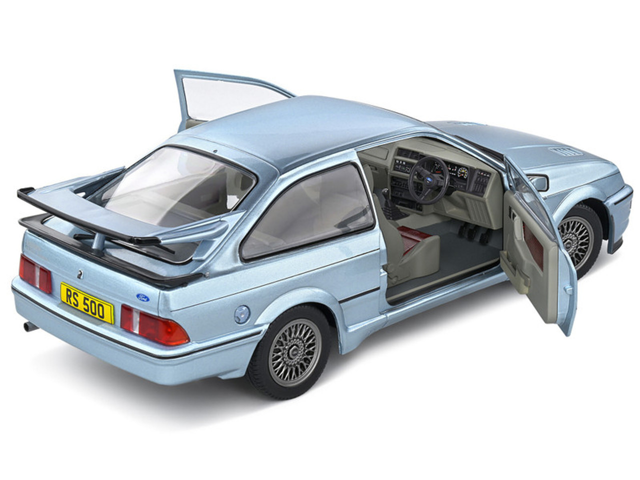 1/18 Solido 1987 Ford Sierra RS500 (Glacier Blue) Diecast Car Model