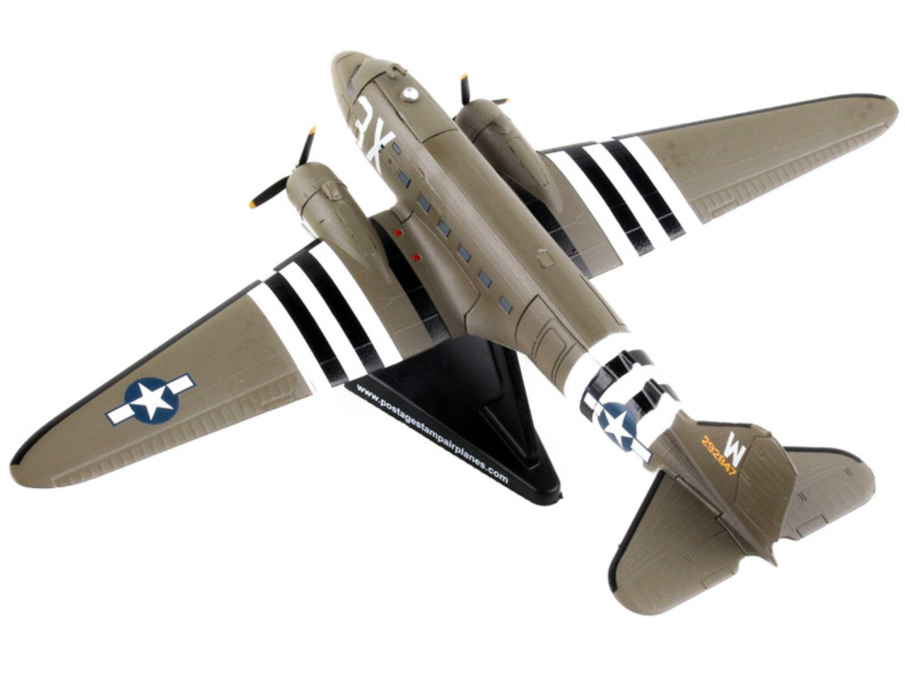 Douglas C-47 Skytrain Aircraft "That's All Brother" United States Navy 1/144 Diecast Model Airplane by Postage Stamp