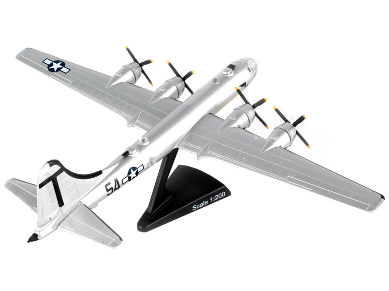 Boeing B-29 Superfortress Aircraft "T Square 59 - Seattle Museum of Flight" United States Army Air Force 1/200 Diecast Model Airplane by Postage Stamp