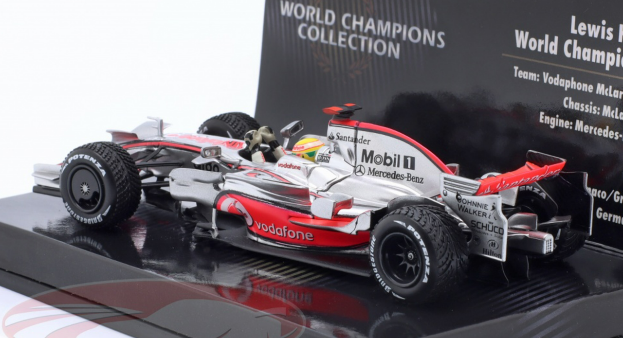 1/43 Minichamps 2008 Formula 1 Lewis Hamilton McLaren MP4/23 #22 Brazil GP  Formula 1 Car Model