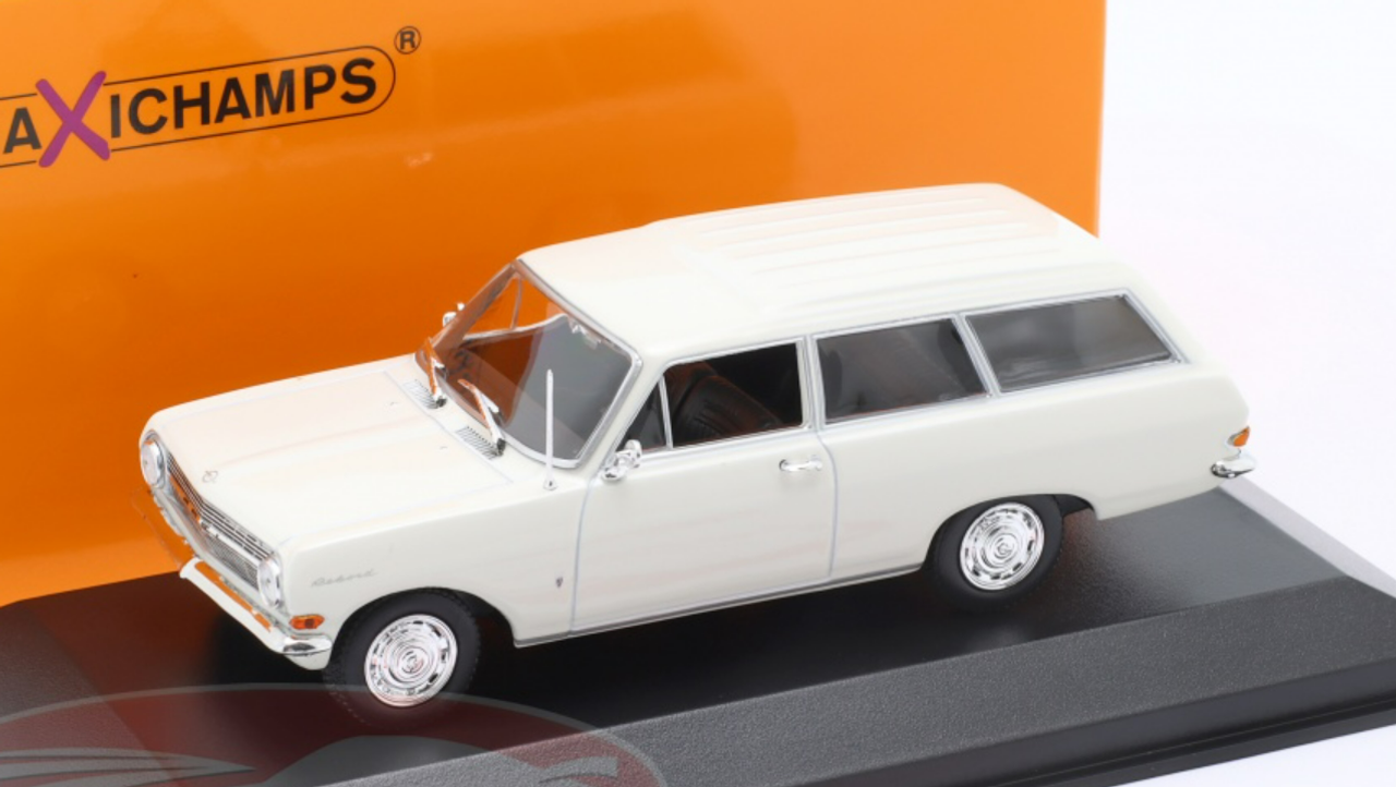 1/43 Minichamps 1962 Opel Rekord A Caravan (White) Car Model