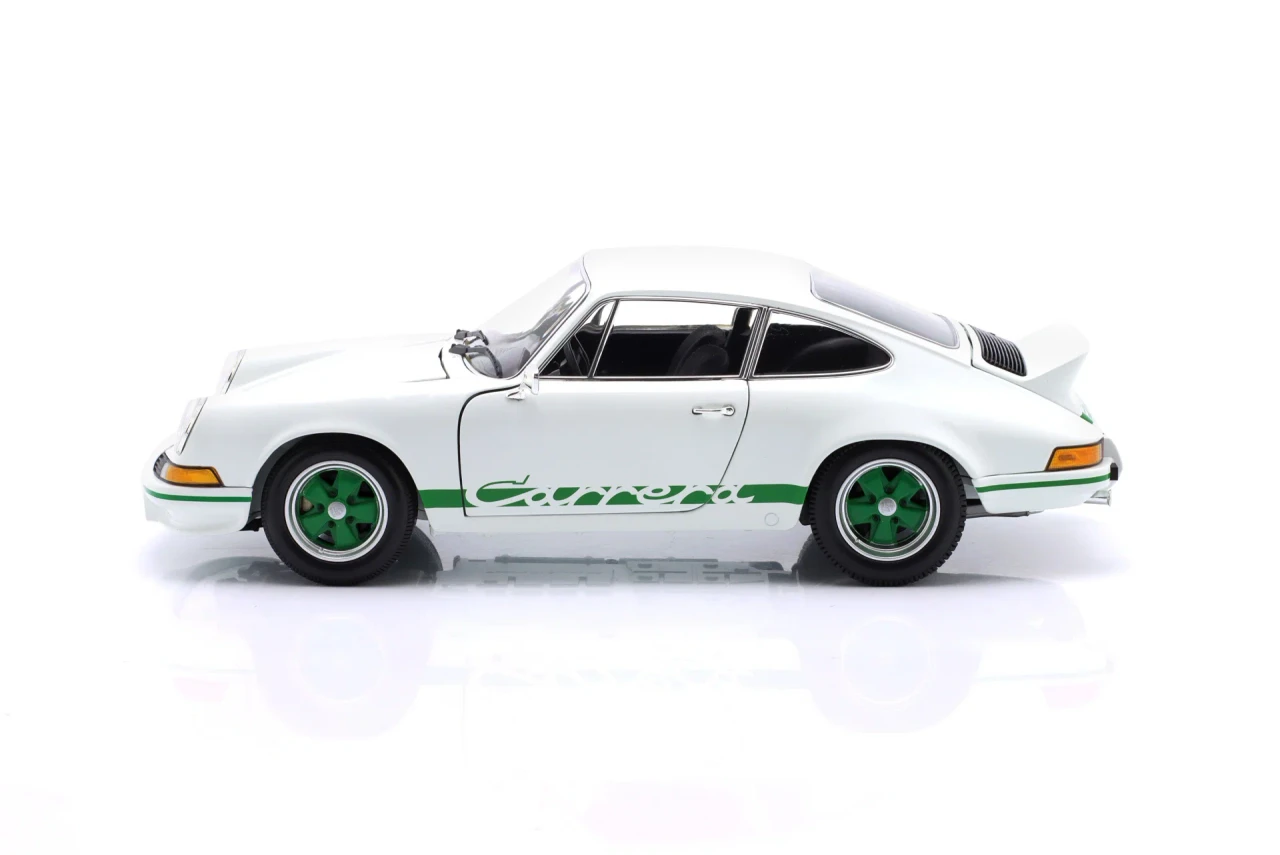 1/18 Minichamps 1972 Porsche 911 Carrera RS 2.7 (White & Green) Diecast Car Model