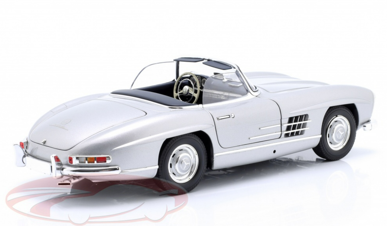 1/18 Minichamps 1957 Mercedes-Benz 300 SL Roadster (W198) (Silver) Diecast Car Model