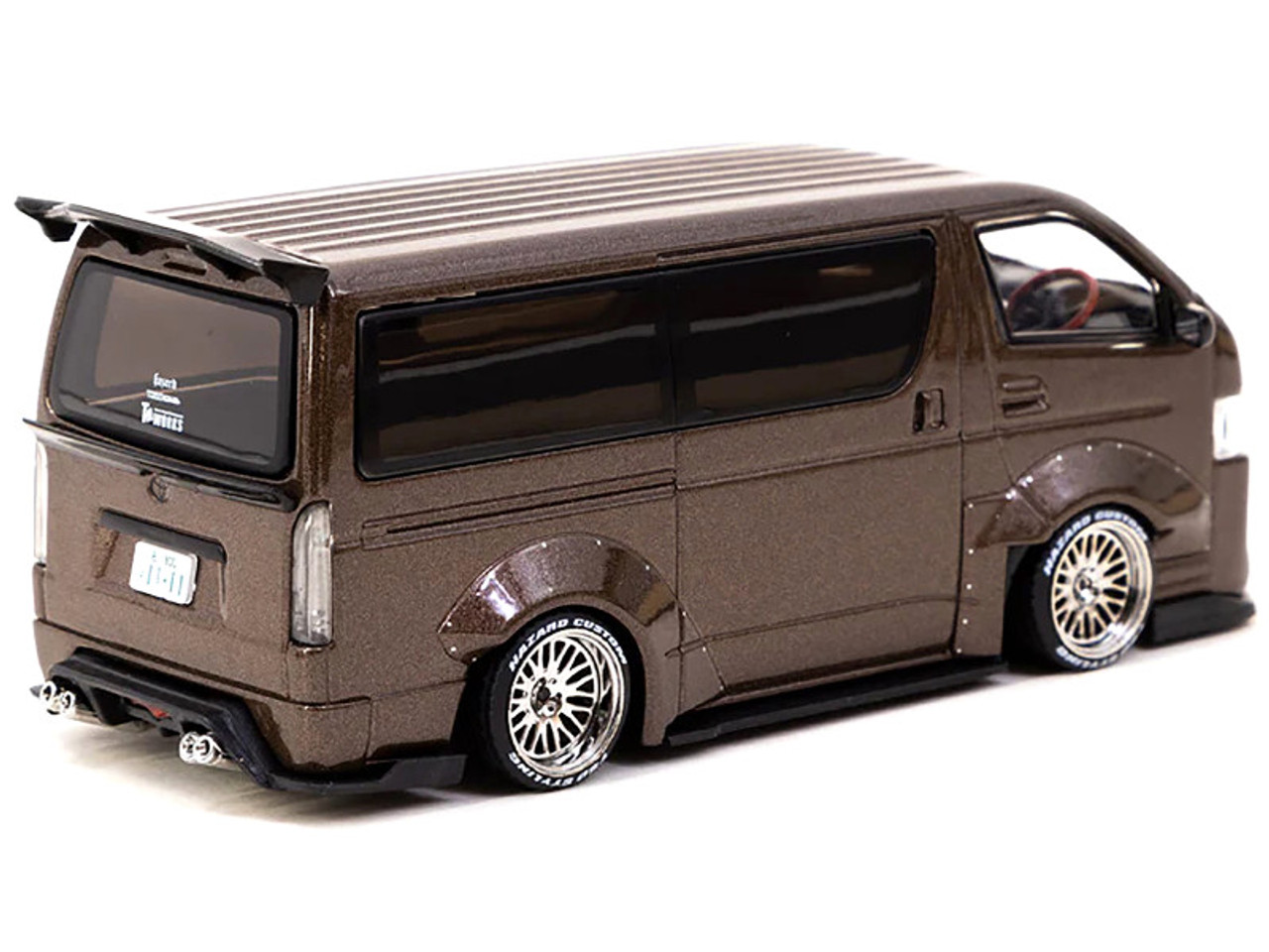 1/43 Tarmac Works Toyota Hiace Widebody T43-024-BRN Brown 