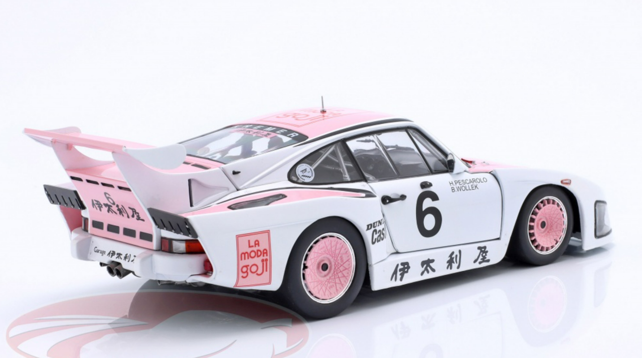 1/18 Solido 1981 Porsche 935 K3 #6 Winner 1000km Suzuka Porsche Kremer Racing Bob Wollek, Henri Pescarolo Diecast Car Model