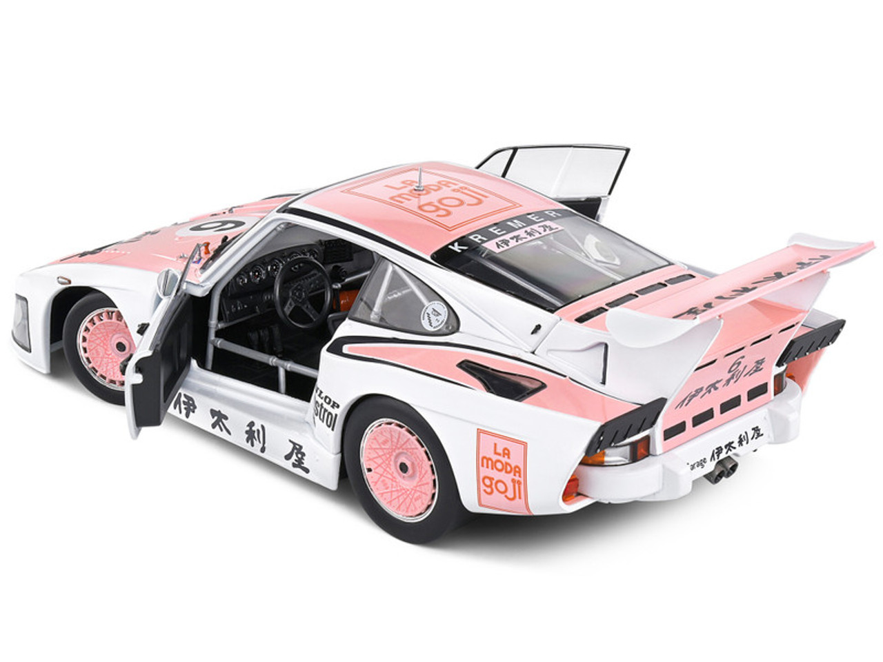 1/18 Solido 1981 Porsche 935 K3 #6 Winner 1000km Suzuka Porsche Kremer Racing Bob Wollek, Henri Pescarolo Diecast Car Model